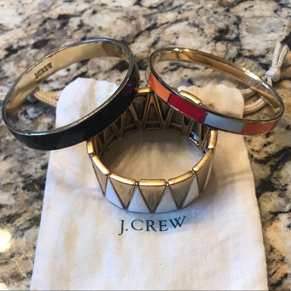 J. Crew Jewelry - 💕J Crew bracelets. Bundle of 3!! GUC J. Crew Jewelry - 💕J Crew bracelets. Bundle of 3!! GUC